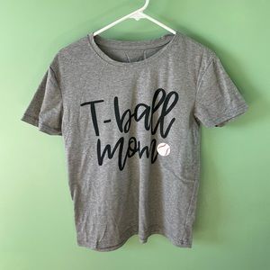 T ball mom t-shirt
